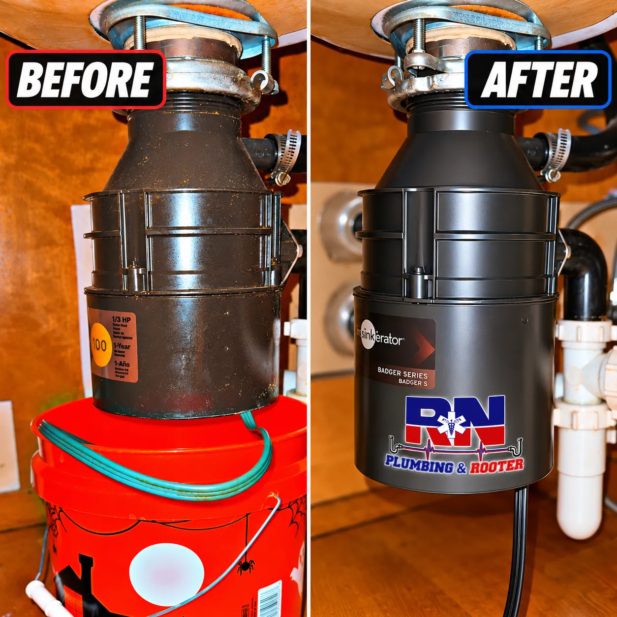 Leaking Garbage Disposal Replaced in Highland CA image