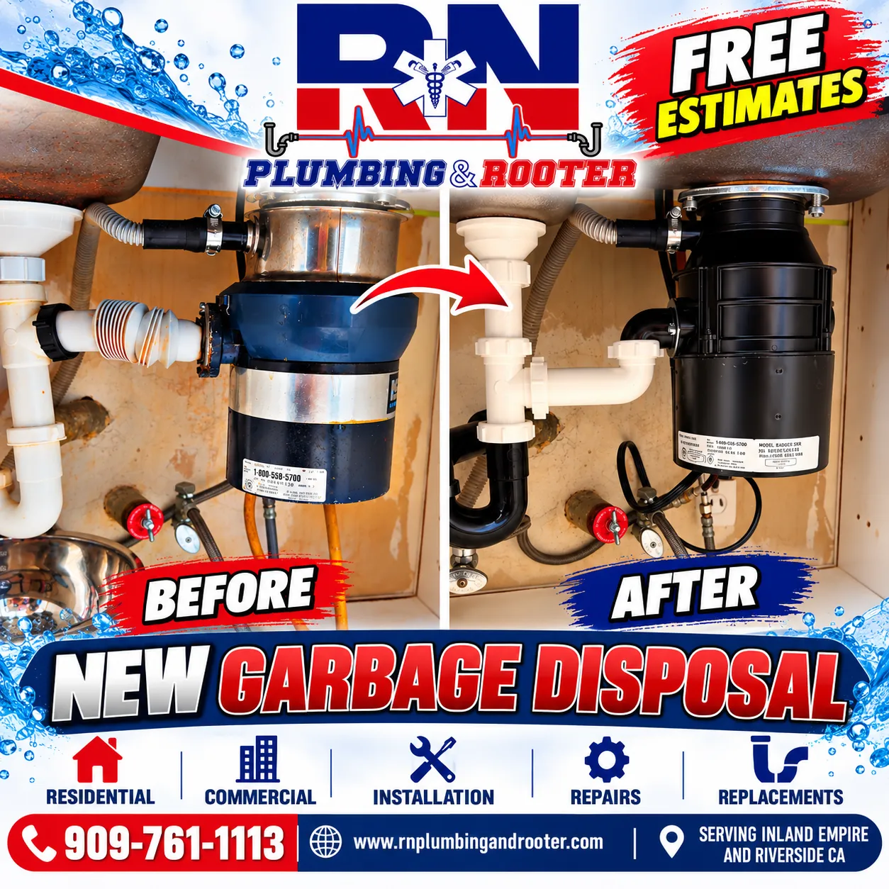Garbage Disposal Replacement Done Right in the Inland Empire image