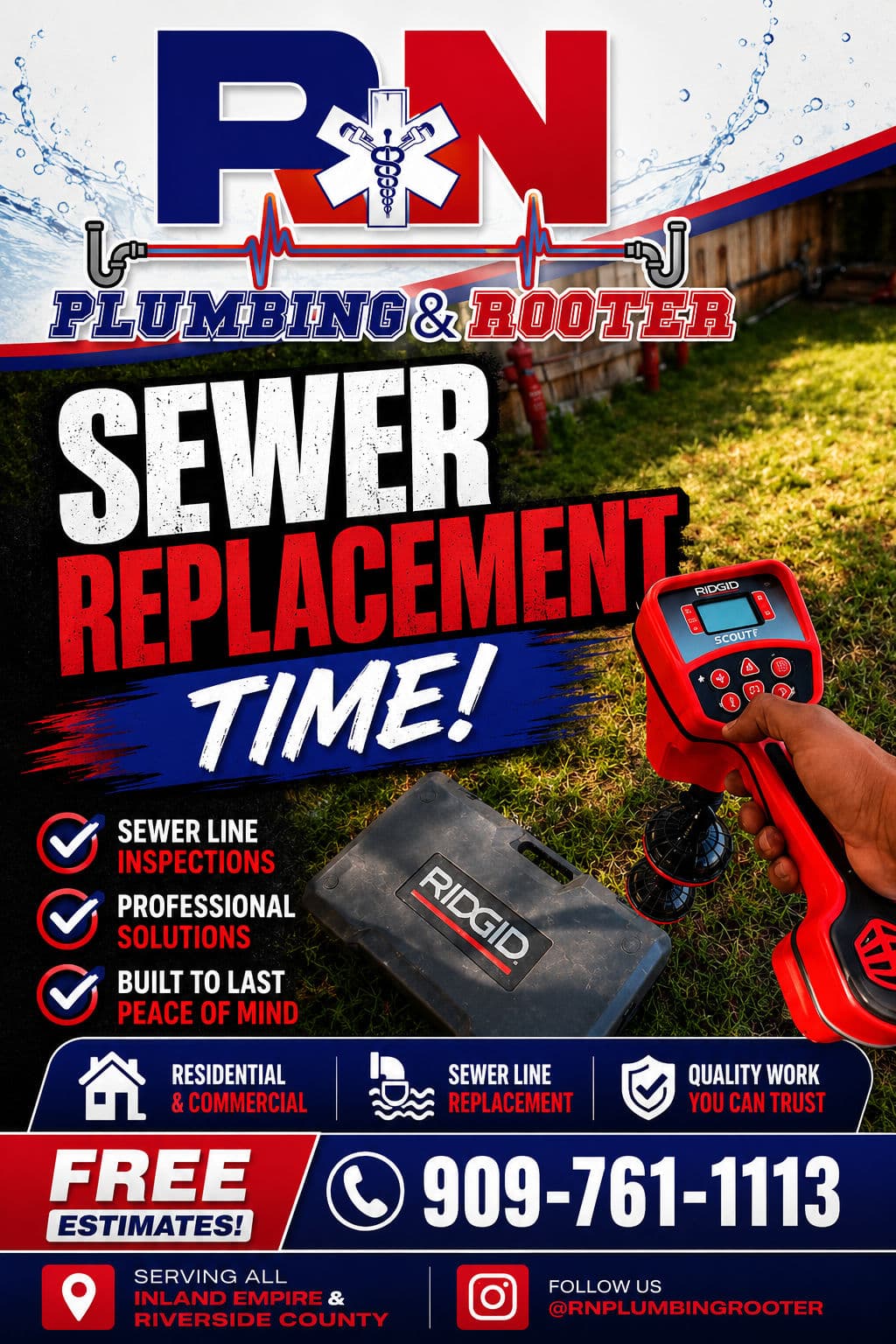Project Sewer Line Repair and Replacement Done Right in the Inland Empire image