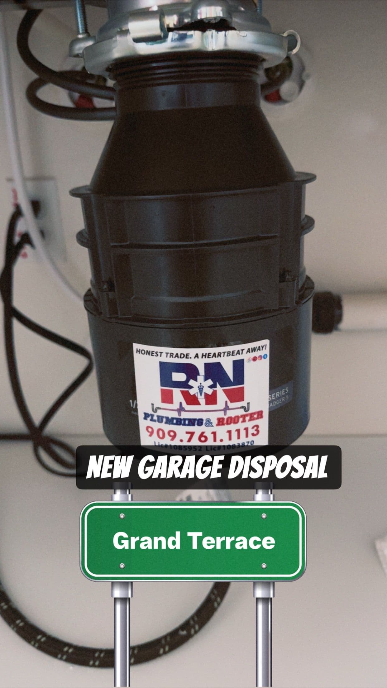 Project New Garbage Disposal Installed in Grand Terrace image