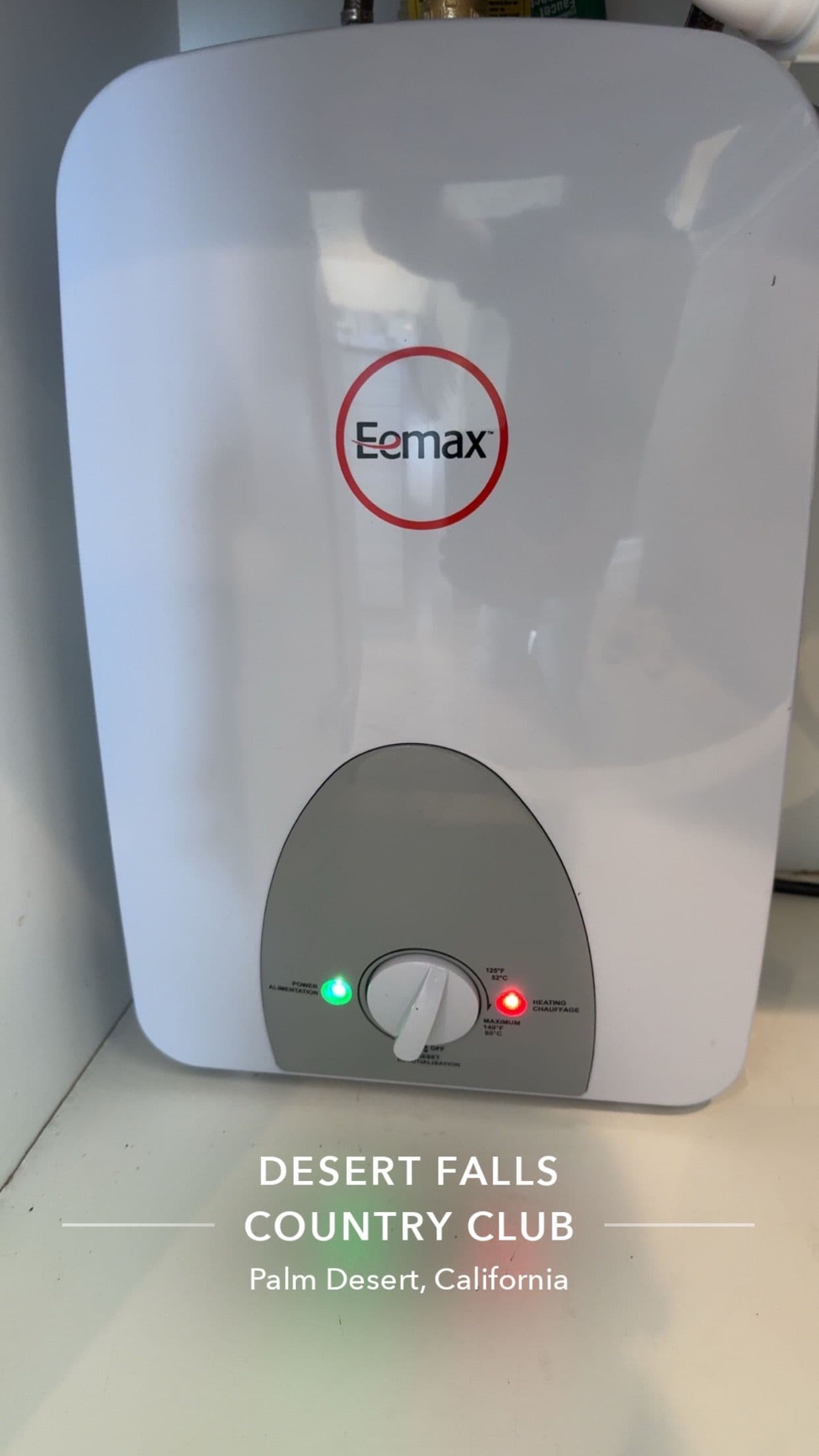 Tankless Water Heater Installation at Desert Falls Country Club image