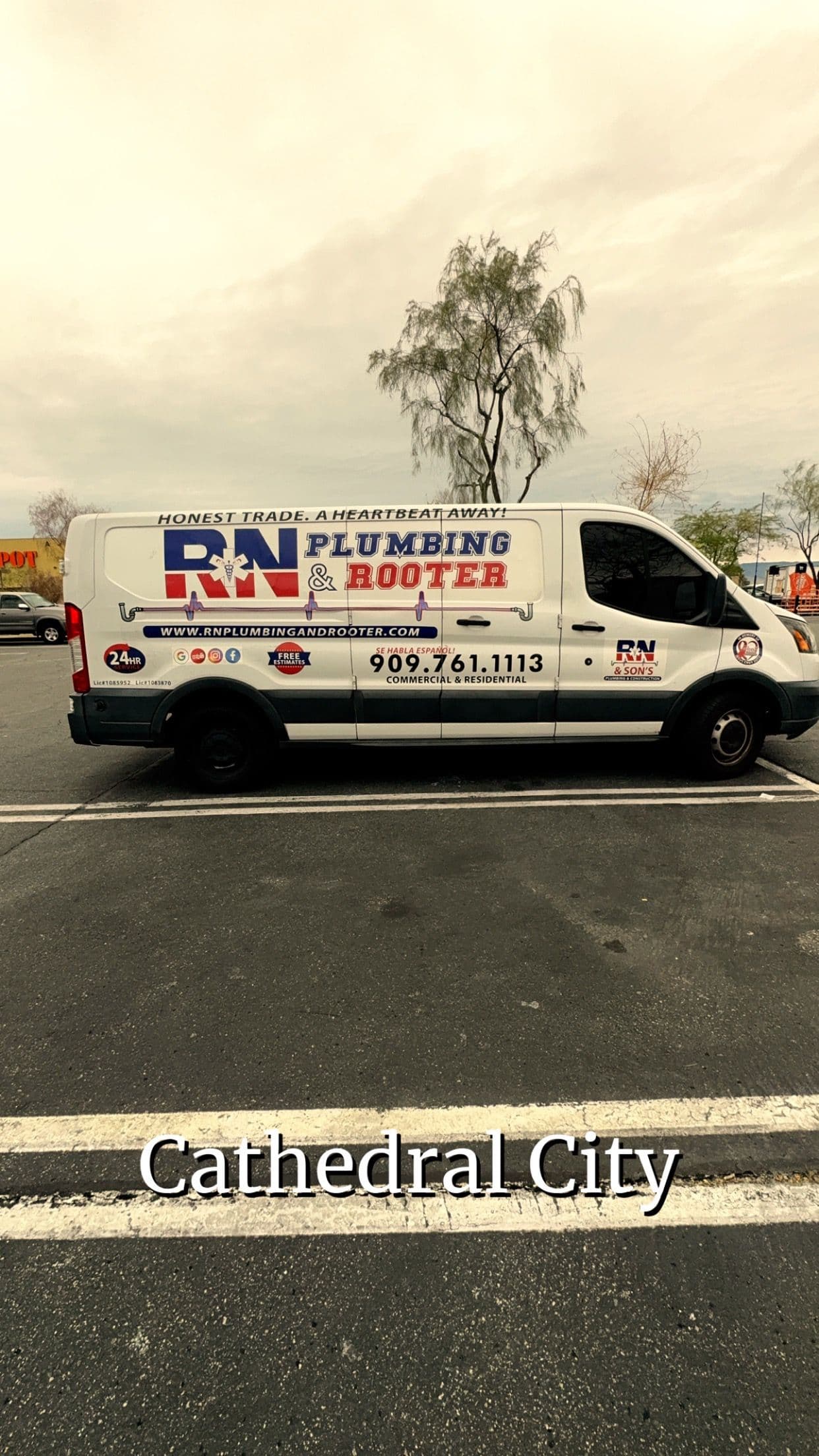 Project RN Plumbing and Rooter Spotted in Cathedral City image