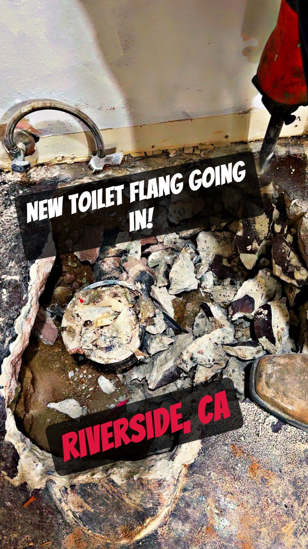 Toilet Flange Fix in Riverside