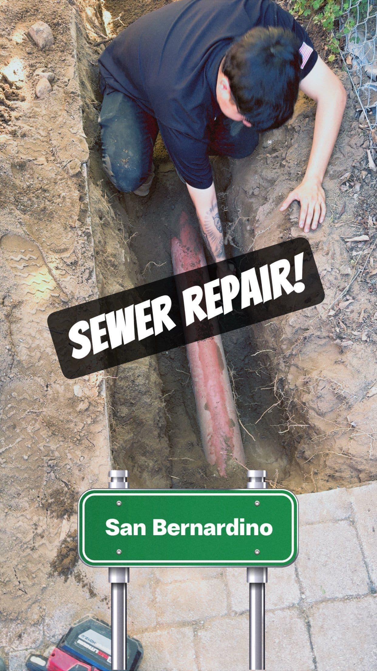 Project Sewer Line Repair San Bernardino image