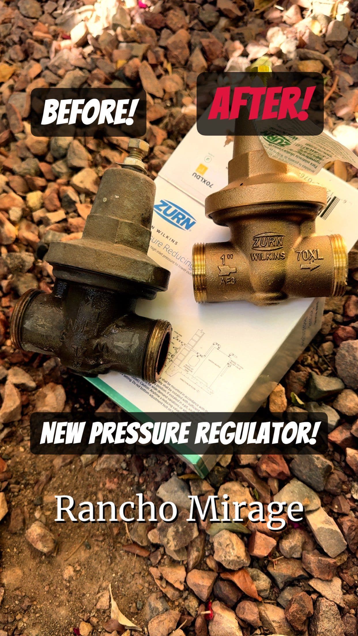 Pressure Regulator and Emergency Shut Off Valve Replacement in Rancho Mirage image