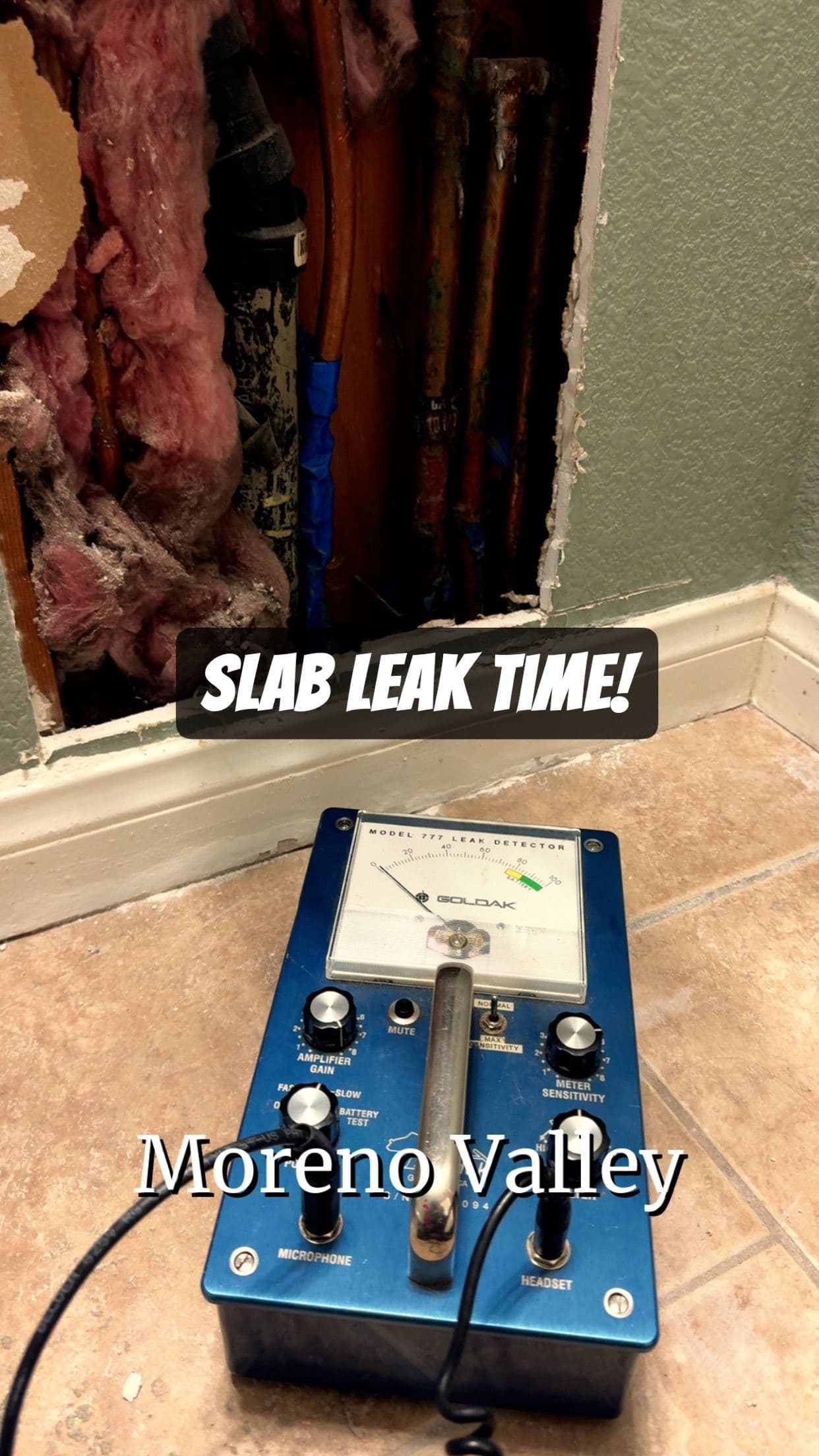 Project Slab Leak Detection in Moreno Valley image