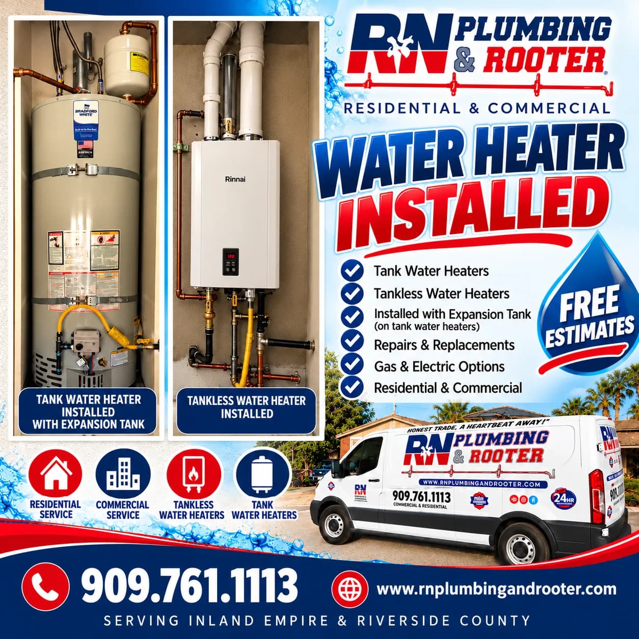 Water Heater Installation for Corona Homes and Businesses image