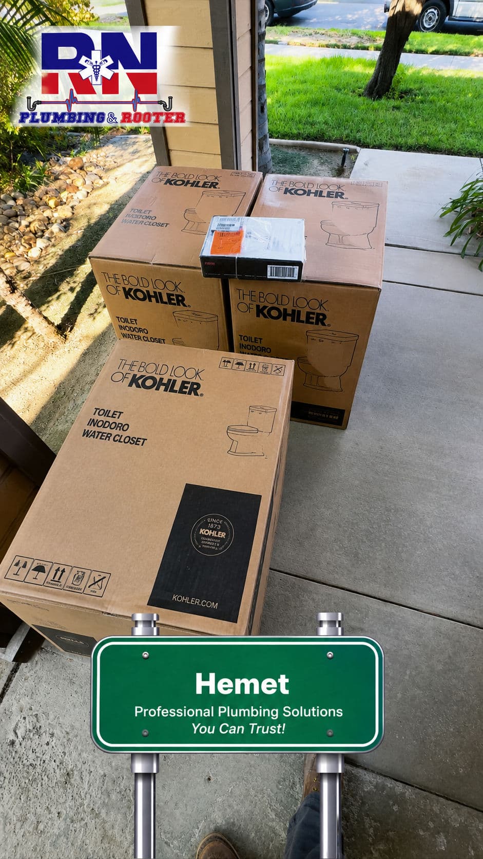 New Kohler Toilet Installations Underway in Hemet image
