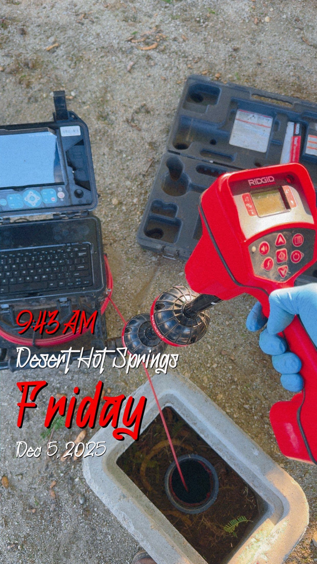 Inspecting Sewers with RIDGID in Desert Hot Springs image